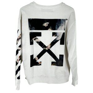 Off-White c/o Virgil Abloh Main Label Caraveggio Arrows Sweatshirt Size Large